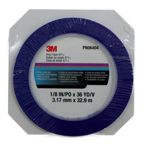 Banda Mascare 3M VFLine Blue, 3mm x 33M Banda Mascare 3M VFLine Blue, 3mm x 33M