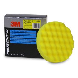 Burete Polish Mediu 3M Perfect-It High Gloss Polishing Pad, Galben, 150mm