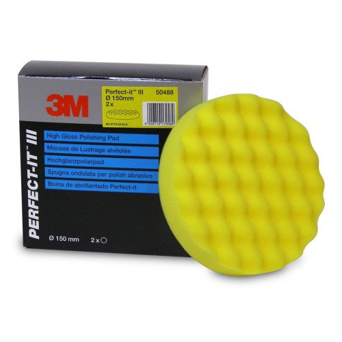 Burete Polish Mediu 3M Perfect-It High Gloss Polishing Pad, Galben, 150mm Burete Polish Mediu 3M Perfect-It High Gloss Polishing Pad, Galben, 150mm