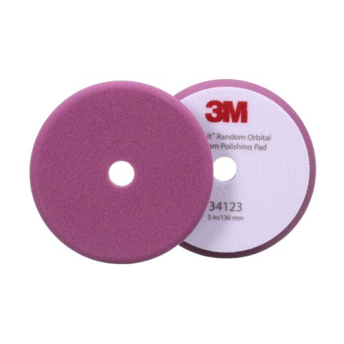 Burete Polish Mediu 3M Perfect-It Random Orbital Foam Pad, 130mm, 2 buc