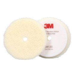 Pad Blana Polish 3M Perfect-It Random Orbital Wool Compounding Pad, 130mm