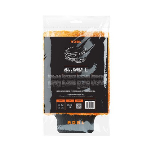 Manusa Spalare Auto din Microfibra ADBL Caremitt, Portocaliu
