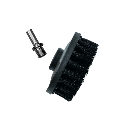 Perie Medie Textil cu Adaptor Bormasina ADBL Twister Medium, 100mm