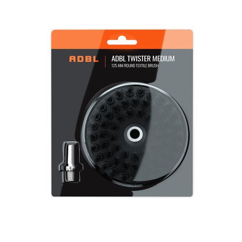 Perie Medie Textil cu Adaptor Bormasina ADBL Twister Medium, 125mm