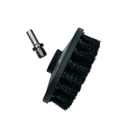 Perie Medie Textil cu Adaptor Bormasina ADBL Twister Medium, 125mm