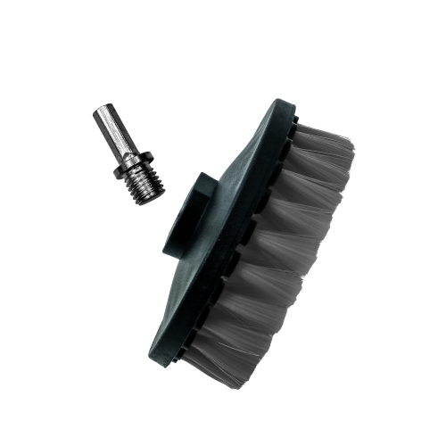 Perie pentru Piele cu Adaptor Bormasina ADBL Leather Twister, 125mm