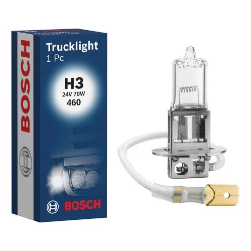 BOSCH Лампа галоген TRUCKLIGHT H3 [24V 70W] PK22s (Картонная упаковка)
