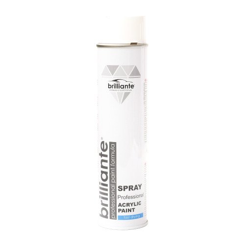 Spray Vopsea Acrilica Brilliante, Alb Lucios, 600ml Spray Vopsea Acrilica Brilliante, Alb Lucios, 600ml