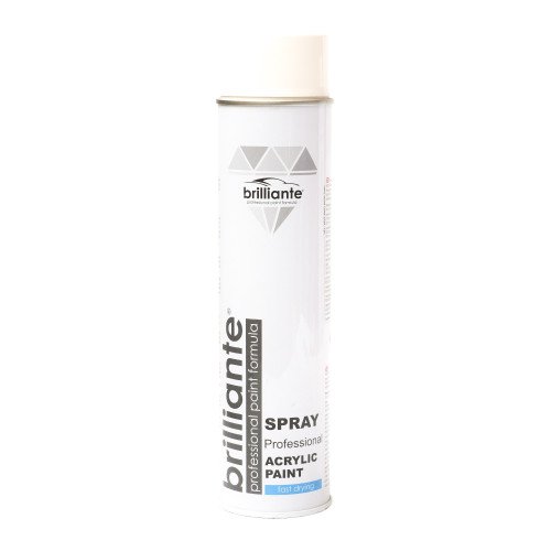 Spray Vopsea Acrilica Brilliante, Alb Pur, 600ml Spray Vopsea Acrilica Brilliante, Alb Pur, 600ml