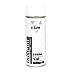 Spray Vopsea Brilliante, Alb Pur Mat, 400ml Spray Vopsea Brilliante, Alb Pur Mat, 400ml
