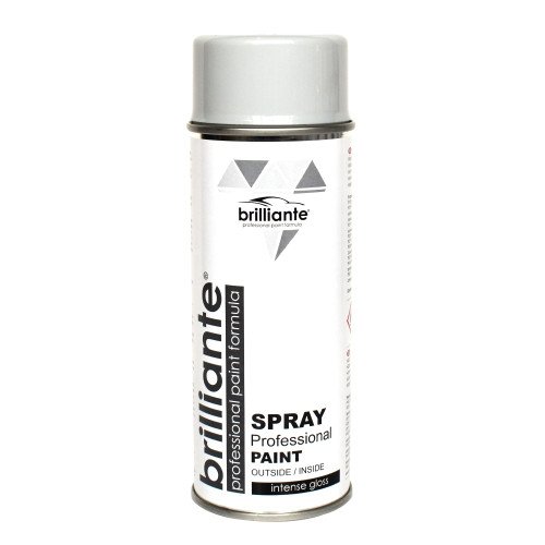 Spray Vopsea Brilliante, Gri Deschis, 400ml Spray Vopsea Brilliante, Gri Deschis, 400ml