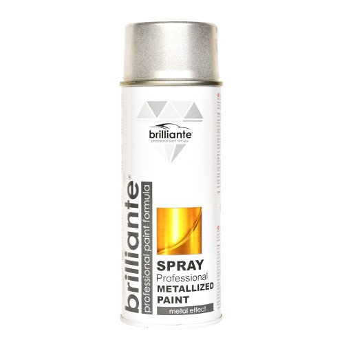 Spray Vopsea Metalizata Brilliante, Gri, 400ml Spray Vopsea Metalizata Brilliante, Gri, 400ml