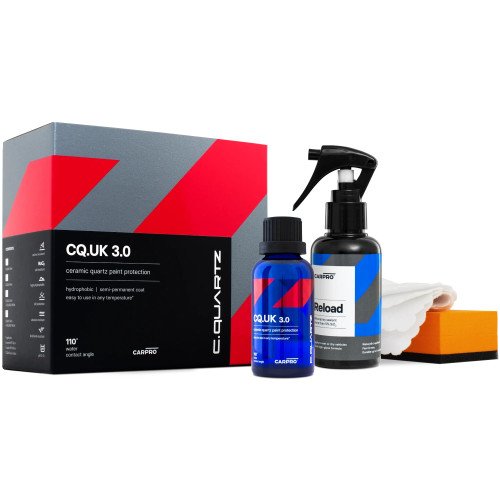 Kit Protectie Ceramica CarPro CQuartz UK Edition si Reload, 30ml