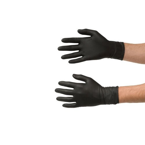 Manusi Nitril Colad Negru, Large, 60buc Manusi Nitril Colad Negru, Large, 60buc