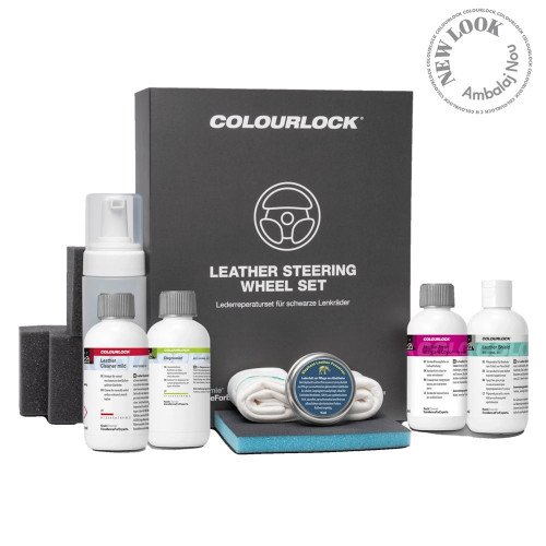 Kit Reparatie Volan Piele Negru Colourlock Kit Reparatie Volan Piele Negru Colourlock