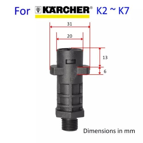 Lance Spumare Tip LS3 Pro Detailing, Adaptor Karcher K Lance Spumare Tip LS3 Pro Detailing, Adaptor Karcher K
