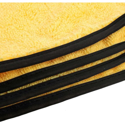 Laveta Microfibre speckLESS Glazer, Galbena, 380 GSM, 40x40cm