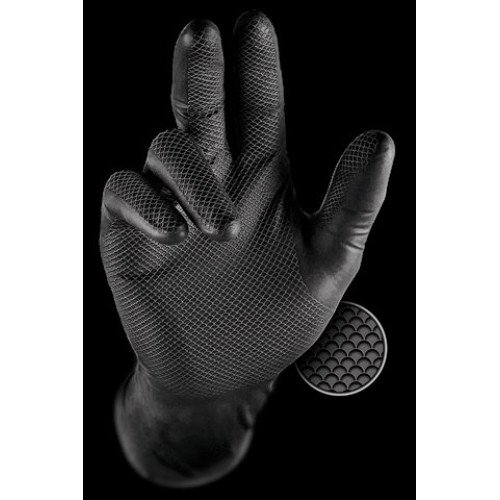 Manusi Nitril Texturat Grippaz, XXL, 50 buc Manusi Nitril Texturat Grippaz, XXL, 50 buc