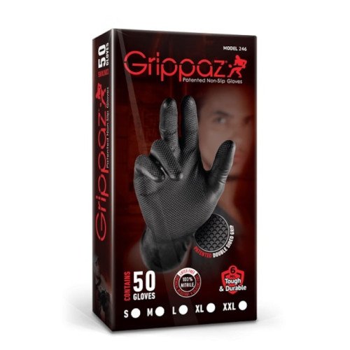Manusi Nitril Texturat Grippaz, XXL, 50 buc Manusi Nitril Texturat Grippaz, XXL, 50 buc