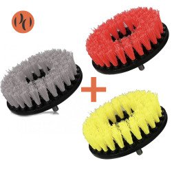 Set Perii Bormasina speckLESS speckBRUSH Moale, Medie si Dura, 3 buc