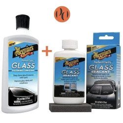 Set Hidrofob Parbriz Pro Detailing Pregateste-ti Parbrizul cu Meguiar's
