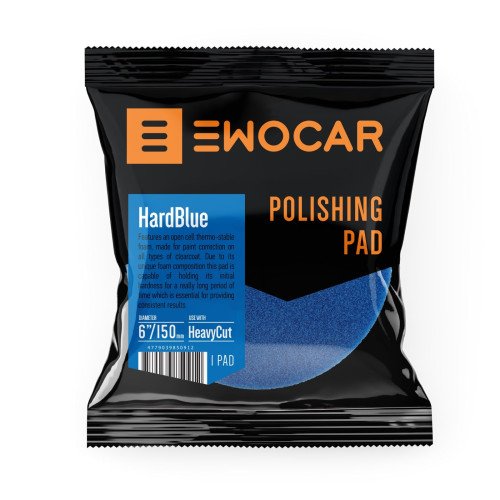 Burete Polish Abraziv Ewocar Hard Blue Pad, 150mm Burete Polish Abraziv Ewocar Hard Blue Pad, 150mm