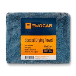 Prosop Uscare Auto Ewocar Special Drying Towel, 1200GSM, Albastru, 90 x 60cm