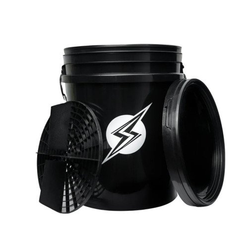 Set Galeata Spalare Auto cu Grit Guard si Capac Flash Detail, 20L, 3 buc