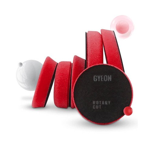 Burete Polish Abraziv Gyeon Q2M Cut Pad, 145 x 20mm, Rosu