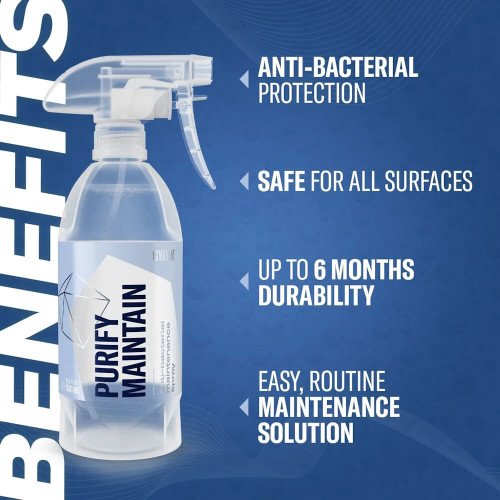 Solutie Detailing Rapid cu Efect Antibacterian Gyeon Q2M Purify Maintain, 500ml Solutie Detailing Rapid cu Efect Antibacterian Gyeon Q2M Purify Maintain, 500ml