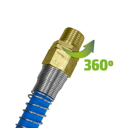 Furtun Aer Comprimat JBM Air Coiled Hose, 15m