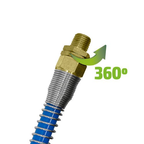 Furtun Aer Comprimat JBM Air Coiled Hose, 8m