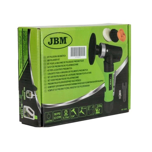 Masina de Slefuit Rotativa Pneumatica JBM Air Polisher Kit, 75mm