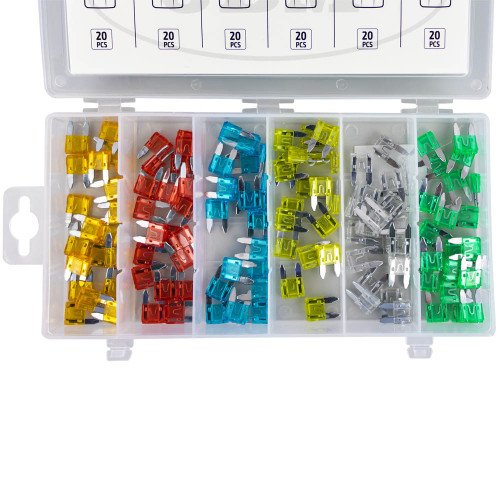 Set Sigurante Auto Mini JBM Fuse Assortment, 120 buc