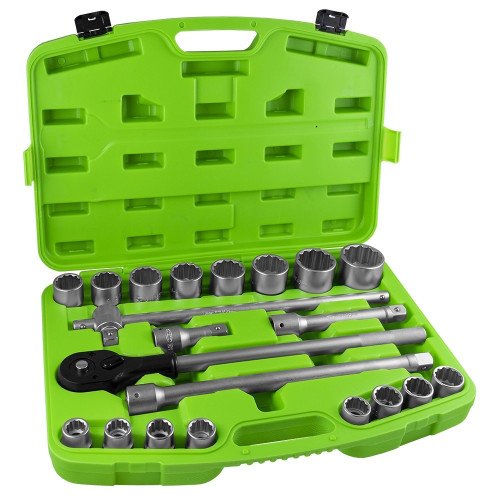 Trusa Chei Tubulare cu Clichet 3/4 JBM, 21 buc