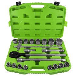Trusa Chei Tubulare cu Clichet 3/4 JBM, 21 buc