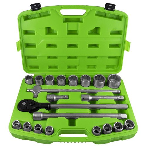 Trusa Chei Tubulare cu Clichet 3/4 JBM, 21 buc