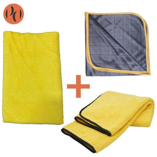 Prosop Auto si Lavete Microfibra Set speckLESS Dry and Shine