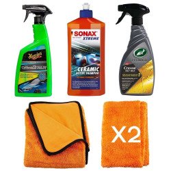 Set Sampon Auto, Ceara Auto si Prosop Auto Pro Detailing Ceramic Boost