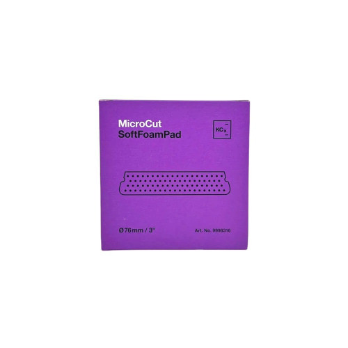 Burete Polish Fin Koch Chemie Micro Cut Soft Foam Pad, 76mm Burete Polish Fin Koch Chemie Micro Cut Soft Foam Pad, 76mm