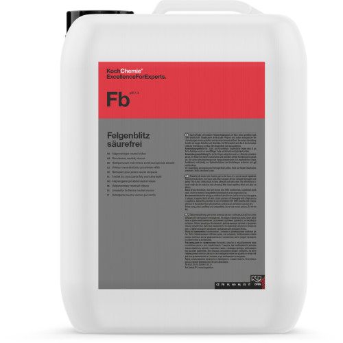 Solutie Curatare Jante Koch Chemie Felgenblitz Fb, 19kg Solutie Curatare Jante Koch Chemie Felgenblitz Fb, 19kg