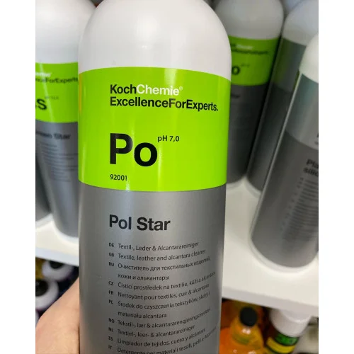 Kit Limpiador Interior Para Coches Detailmate - Incluye Limpiador Po Pol Star 1L, Botella Pulverizadora 0.5L Y Paño