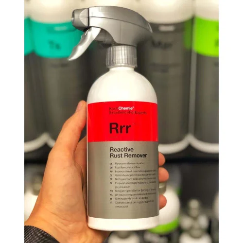 Kochchemie Reactive Rust Remover (RRR) This powerful, pH-neutral cleaner is made with reactive agents and extra high-performance detergents