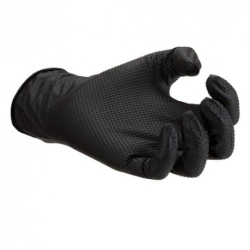 Manusi Nitril Gripzzly, Negru, XL, 50 buc Manusi Nitril Gripzzly, Negru, XL, 50 buc