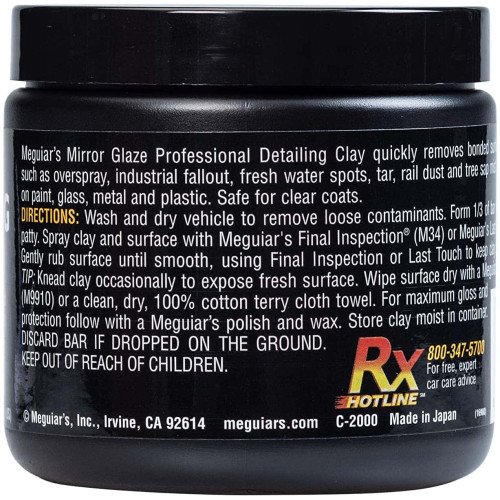 Argila Decontaminare Medie Meguiar's Mild Clay, 200g
