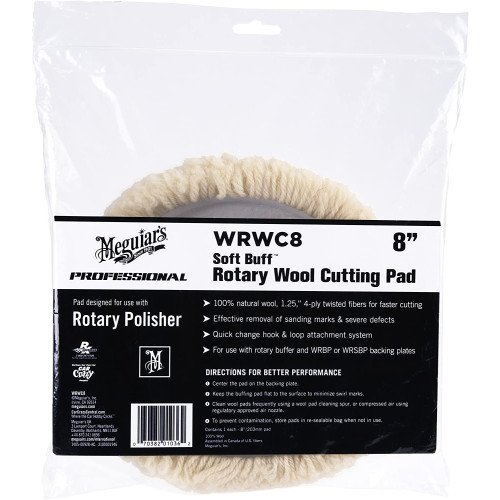 Blana Polish Abraziv Meguiars Soft Buff Rotary Wool Pad 8 Blana Polish Abraziv Meguiars Soft Buff Rotary Wool Pad 8
