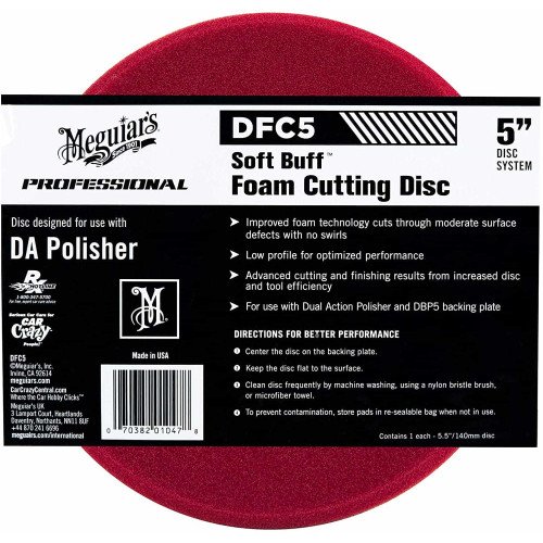 Burete Polish Abraziv Meguiars Soft Buff DA Foam Cutting Disc, 5, DFC5