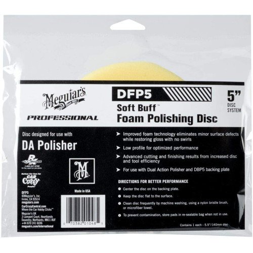 Burete Polish Mediu Meguiars Soft Buff DA Foam Polishing Disc, 5, DFP5