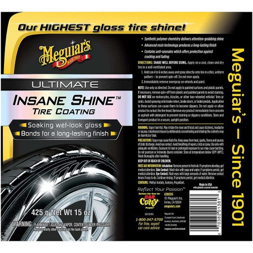 Dressing Anvelope Meguiars Ultimate Insane Shine Tire Coating, 425g