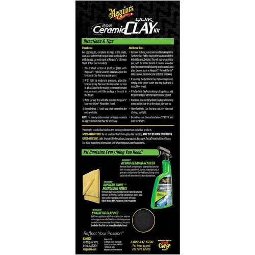 Kit Decontaminare Meguiars Hybrid Ceramic Quik Clay Kit